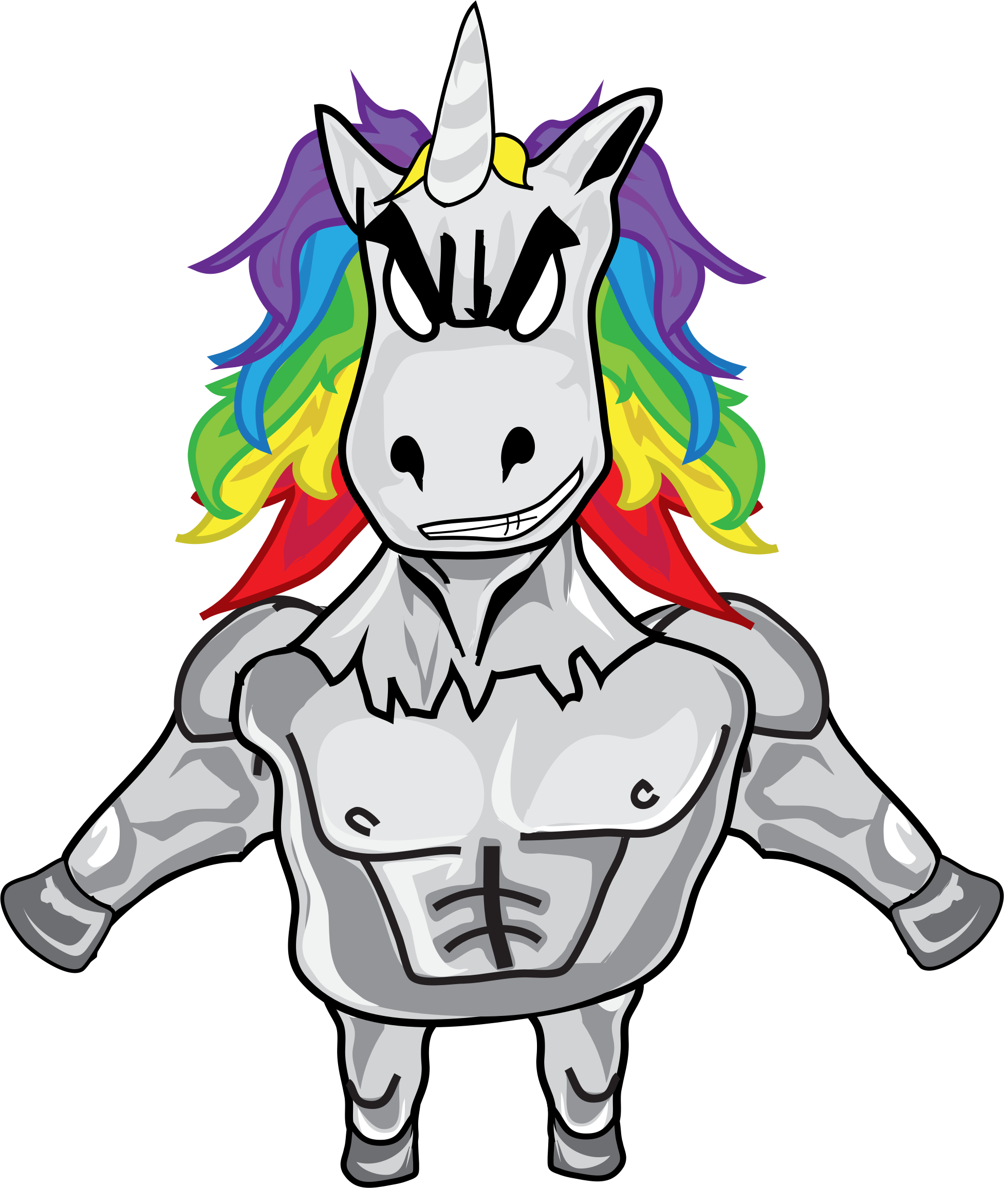 Big Image - Achieve The Impossible Unicorn Dot Grid Composition (1954x2313)