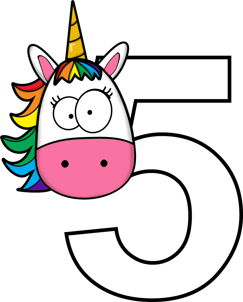 *✿*numeros*✿* - Numeros Unicornio (838x1040)