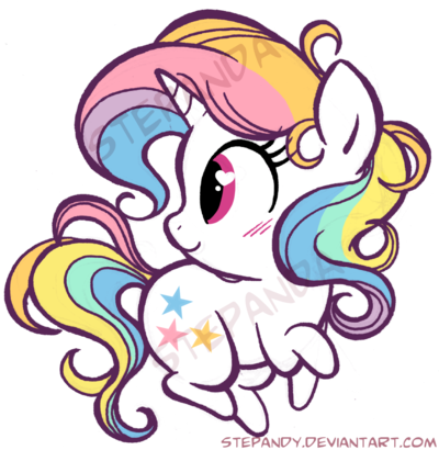 Chibi - Unicornio Kawaii (400x410)