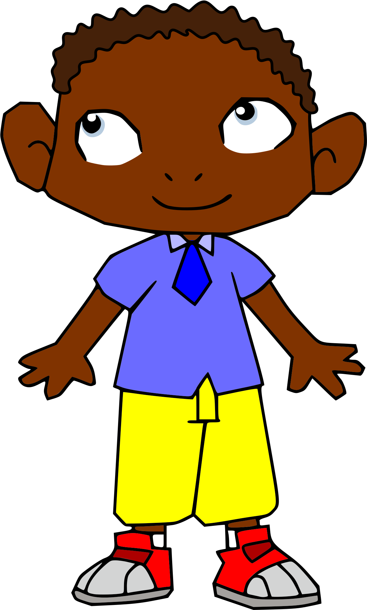 Free Images Download Boy Clipart Black And White Wallpapers - Cartoon With Big Ears (1659x2400)