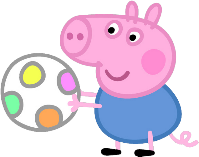Hermanito De Peppa Pig - Peppa Pig George Clipart (850x638)