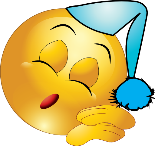 Me Gusta Dormir - Sleeping Smiley (512x485)