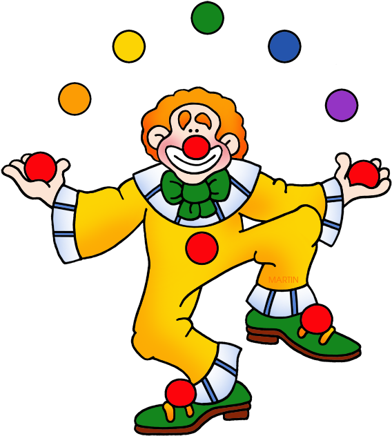 Juggling Clown - Joker (590x648)