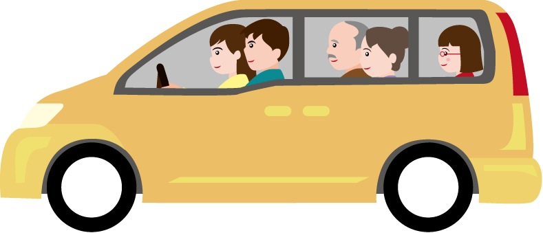 Car Clipart Family Car - Family In Car Clip Art (789x339)