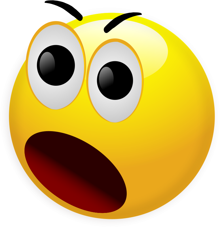 Smiley 10 Free Vector / 4vector - Surprise Smiley (788x800)