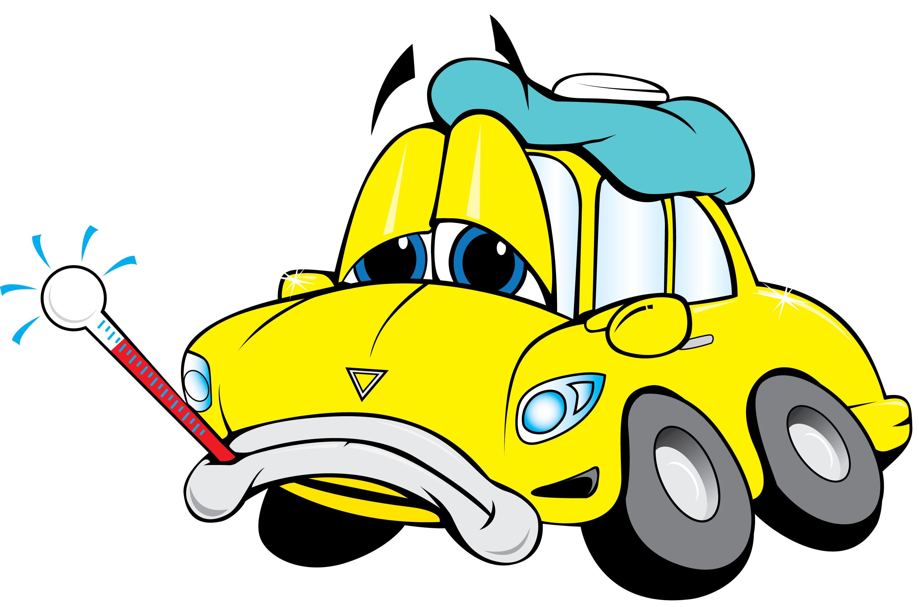 Broken Down Car Clipart (3114x2056)