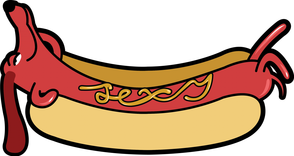 Hot Dog Clip Art - Hot Dog Dog Png (1024x543)