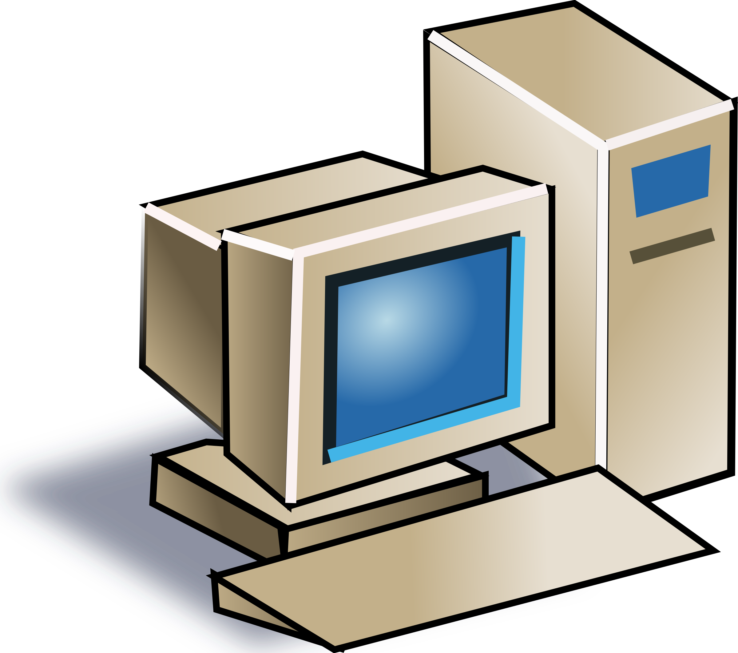 Charming Idea Computer Clipart Using Inspirational - Computer Clip Art (2400x2121)