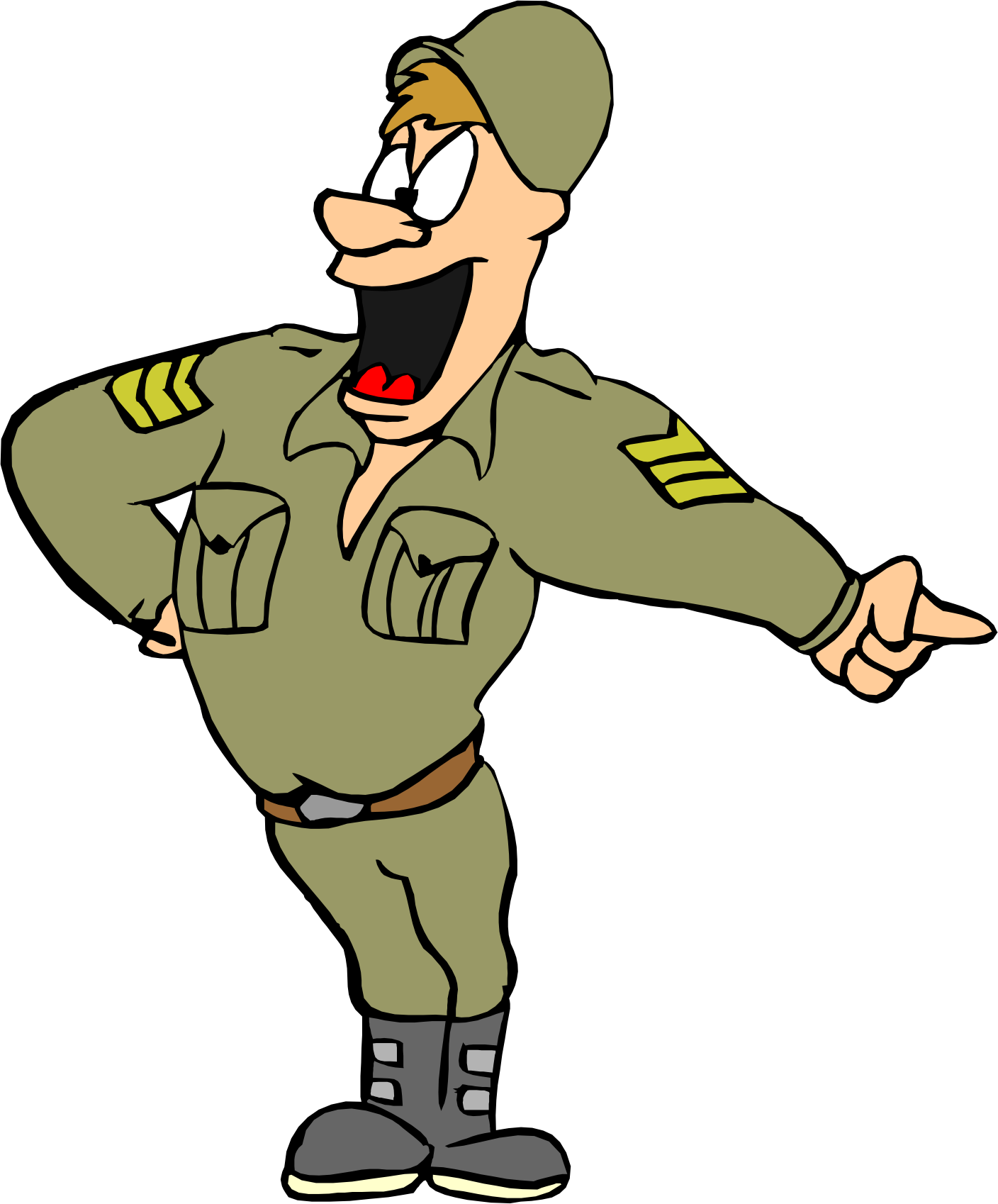 Clipart - Commander Clipart (1408x1698)