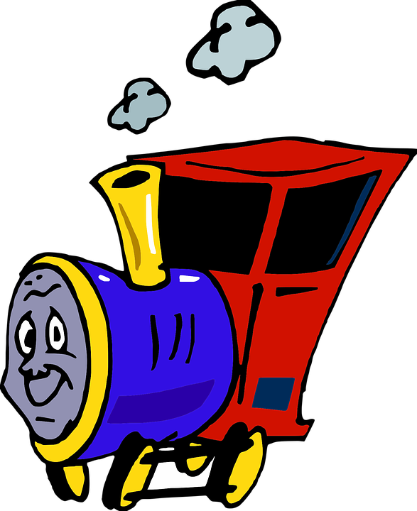 Sad Train Clipart (587x720)