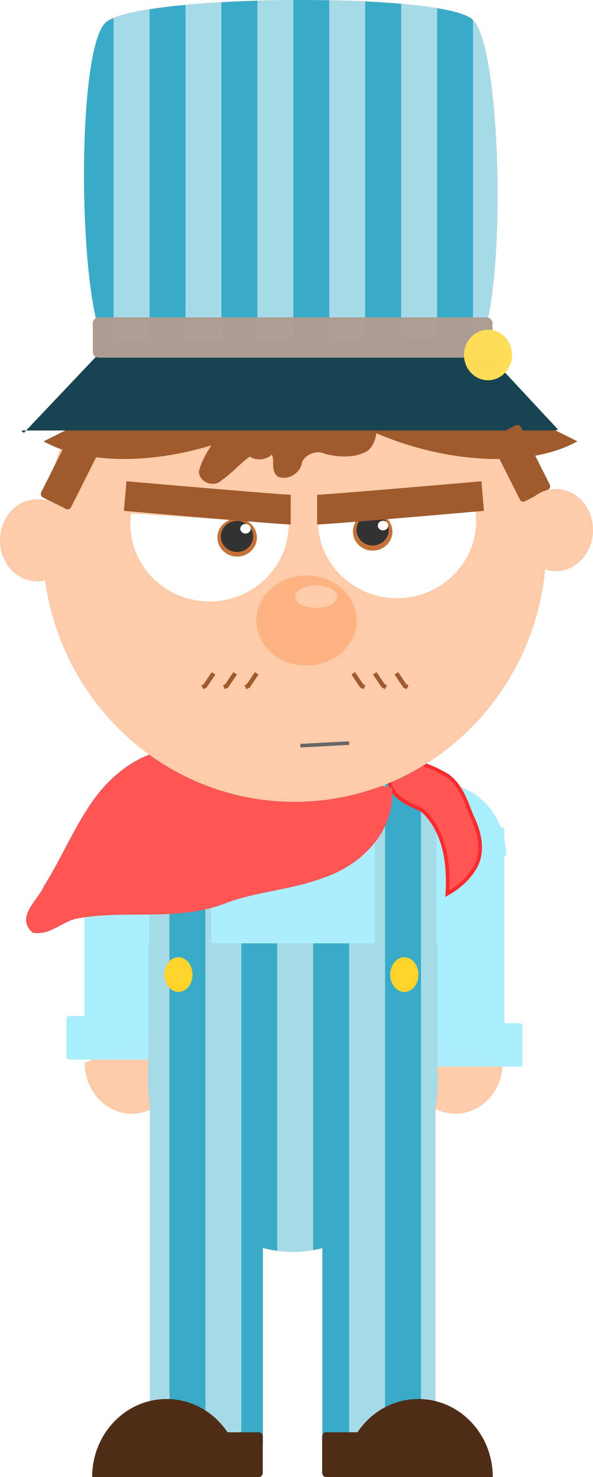 Big Image - Train Engineer Cartoon (2000x4981)
