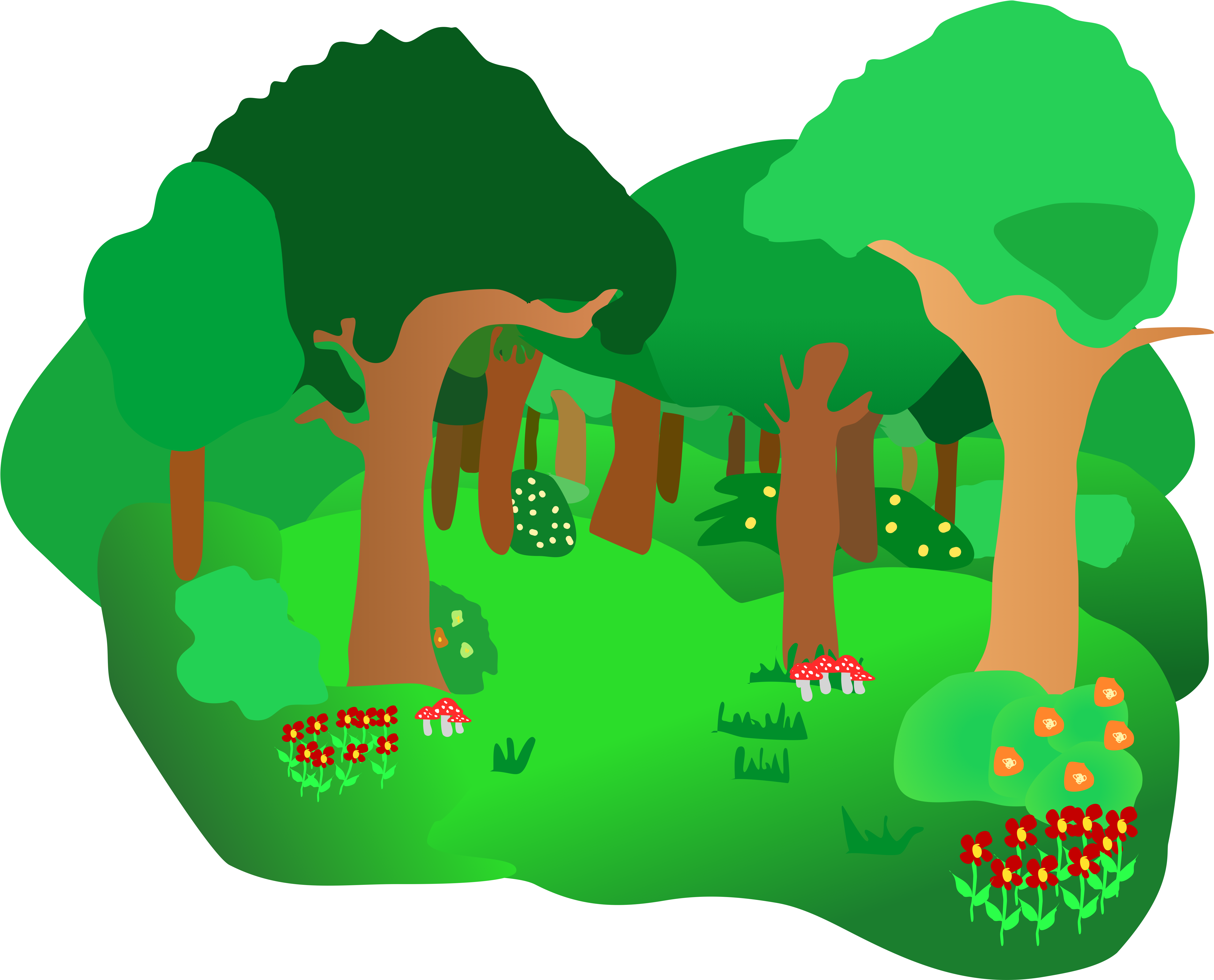 Forest Clip Art - Forest Clip Art (5204x5204)