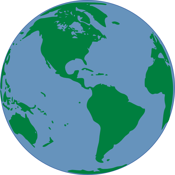 World Map Clip Art At Vector Clip Art - World Map Clip Art (600x600)