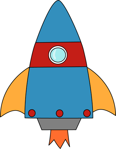 Rocket Blasting Off - Rocket Clip Art Free (390x500)