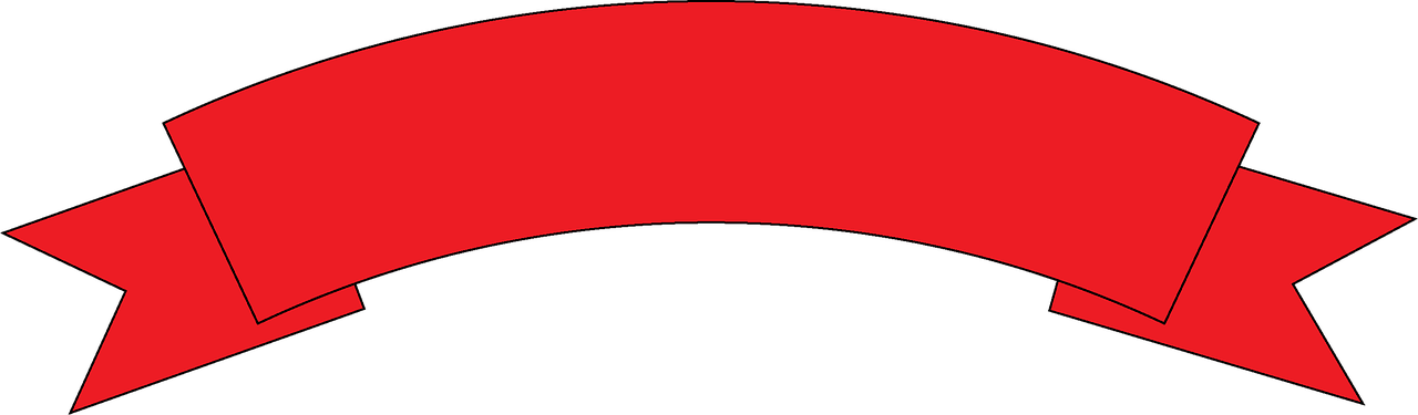 Red Banner Clipart (1280x375)