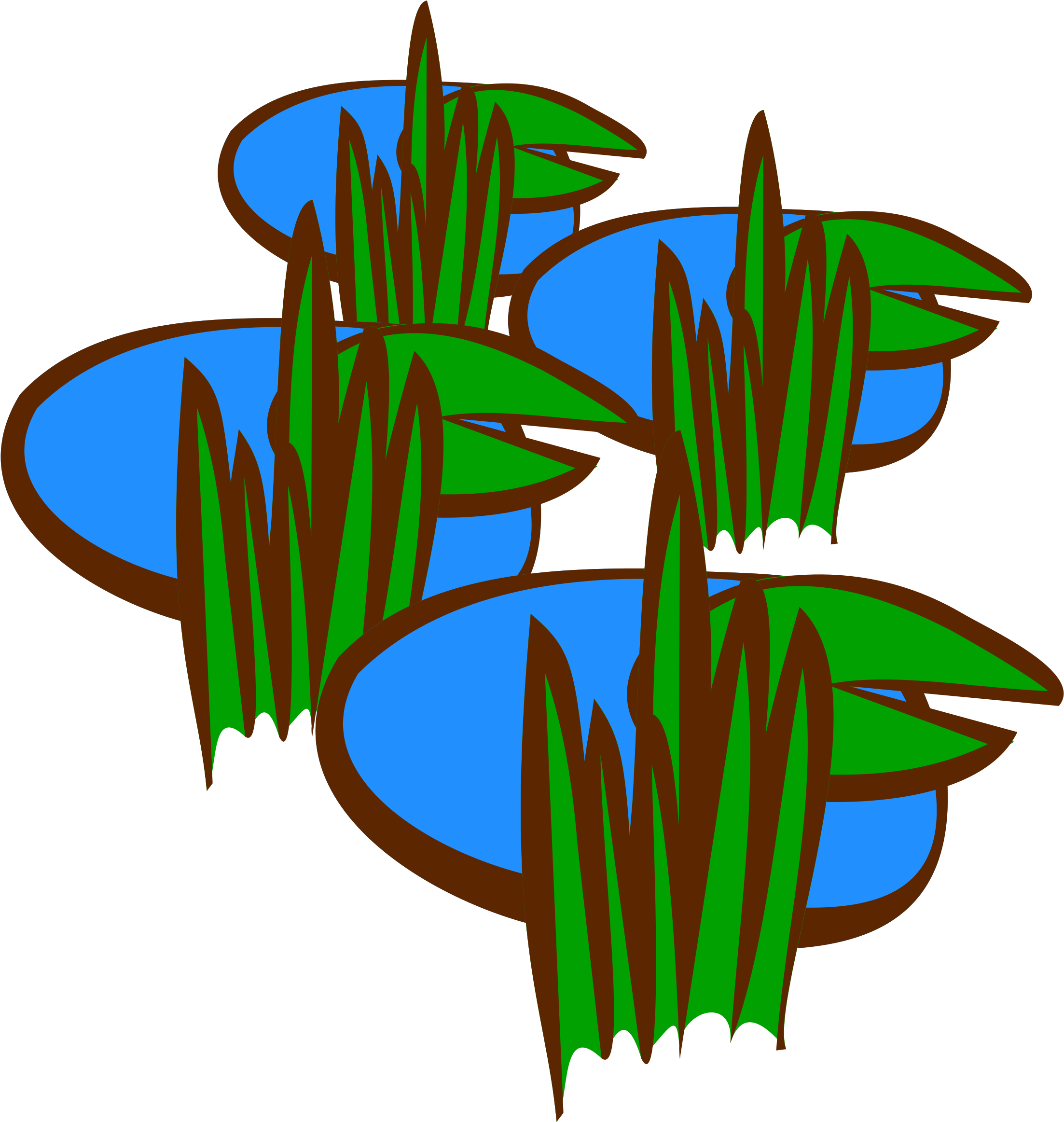 Clipart - Marsh Clip Art (2400x2400)