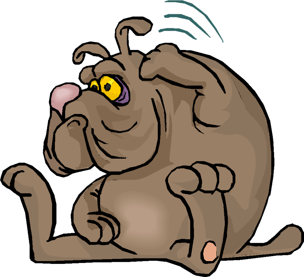 Mean Dog Clipart Clipart Panda Free Clipart Images - Dog Scratching Fleas Gif (980x892)