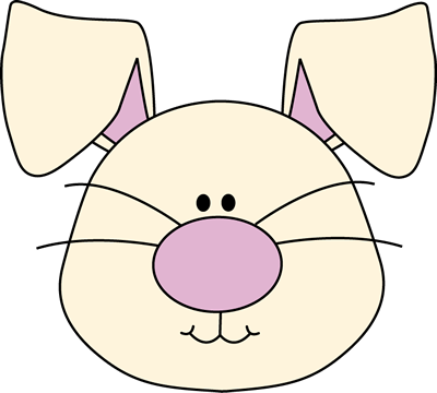 Bunny Face - Rabbit Face Clipart (400x360)