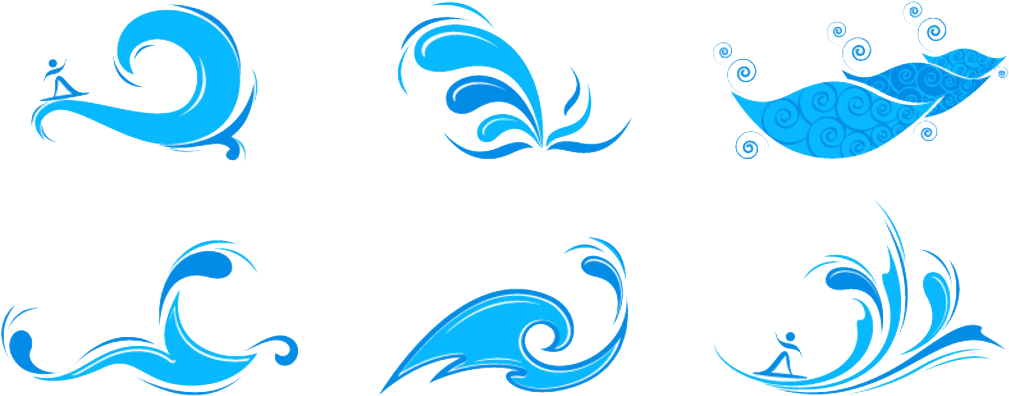 Wind Wave Euclidean Vector Clip Art - Ocean Wave Vector Png (1024x675)