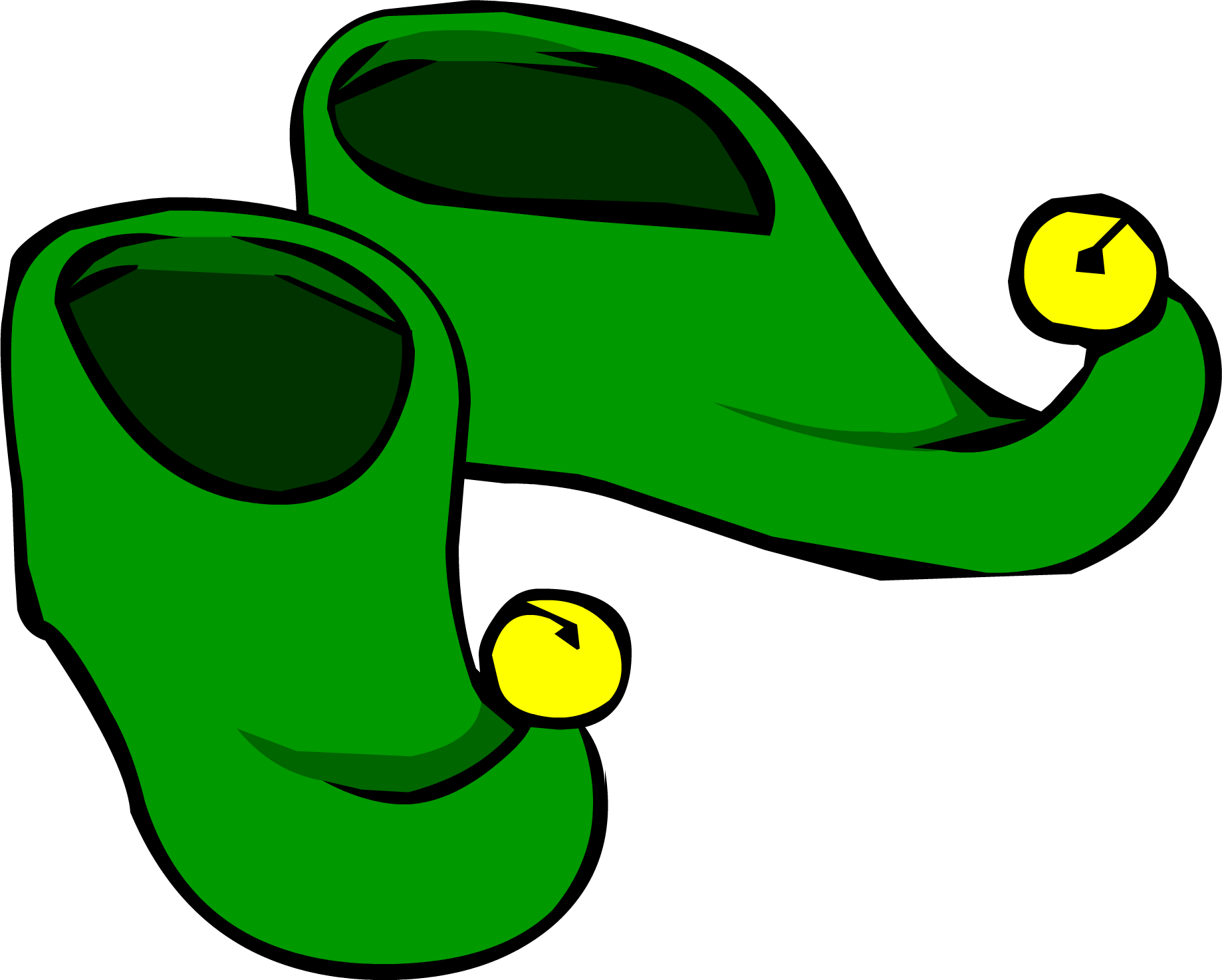 Elf Shoes Cartoon (1838x1474)