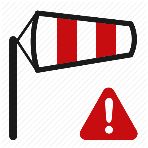 Wind Clipart Typhoon - Strong Wind Icon (512x512)