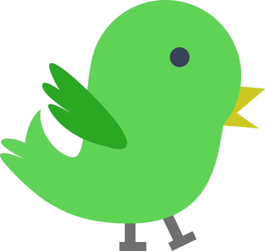 Baby Bird Clip Art - Green Bird Png Clipart (900x851)