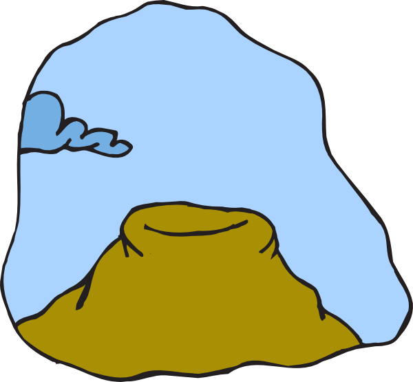 Empty Ant Hill Clip Art At Clker - Ant Nest Clipart (600x555)