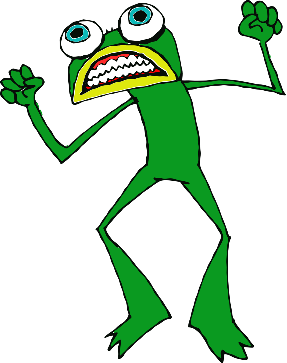 Free Mad Toad - Angry Frog Clipart (958x1213)