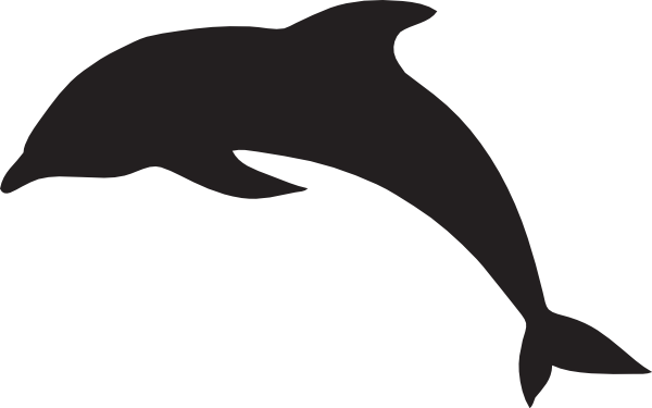 Dolphin Black And White (600x375)