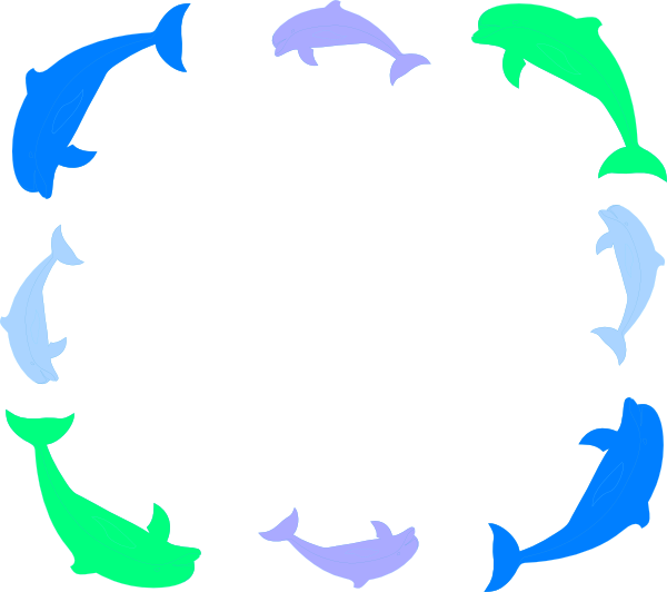 Ocean Borders Clip Art (600x532)