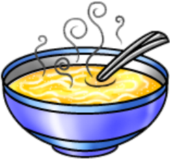 Soup Clipart - Chicken Soup Clip Art (352x352)