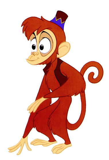 Genie Lamp Clipart Aladdin Abu - Aladdin Monkey (468x555)