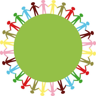 Royalty Free Images For Earth Day T-shirts - We Are Big Family (400x400)