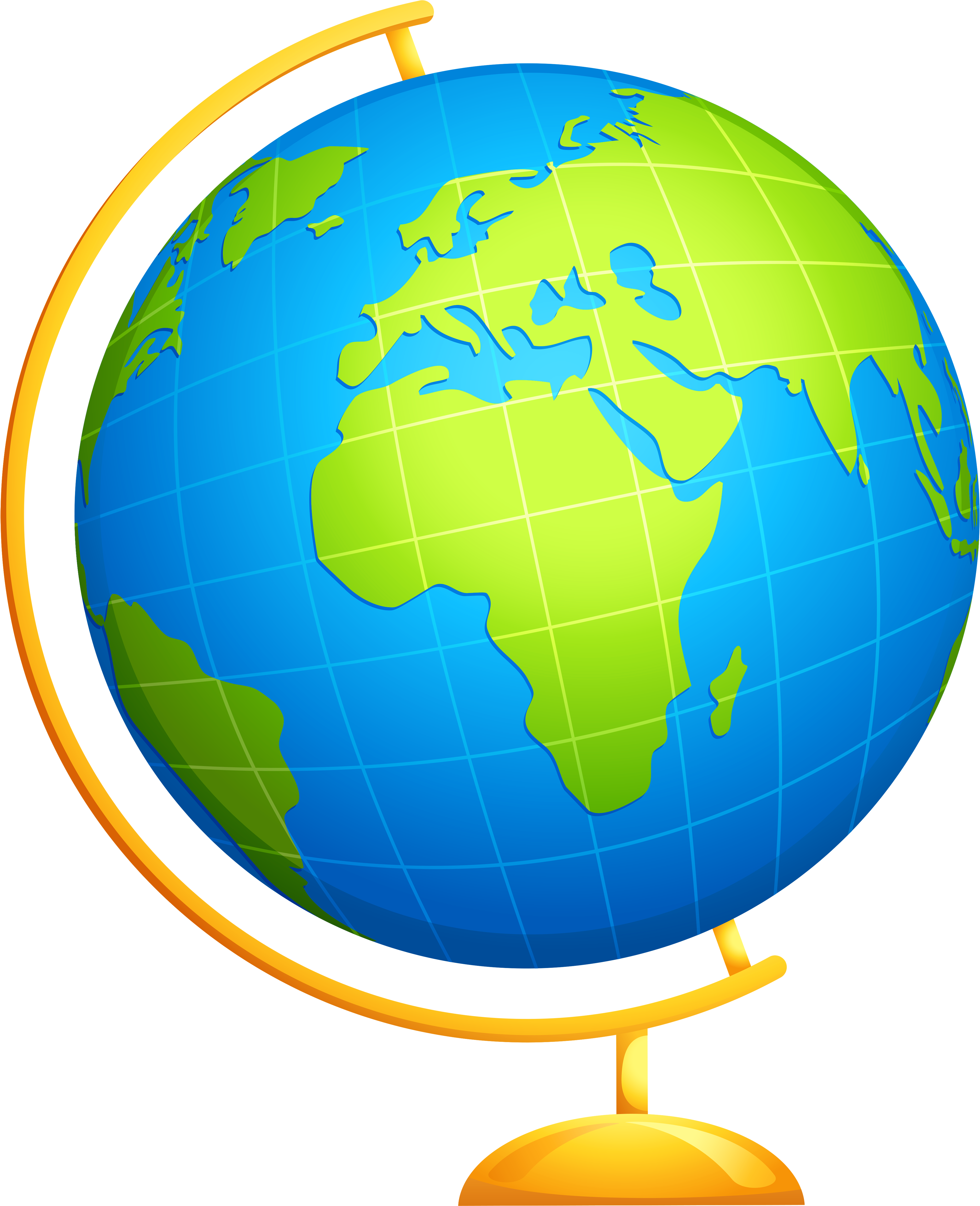 Globe Clipart - Globe Clipart (4180x5000)