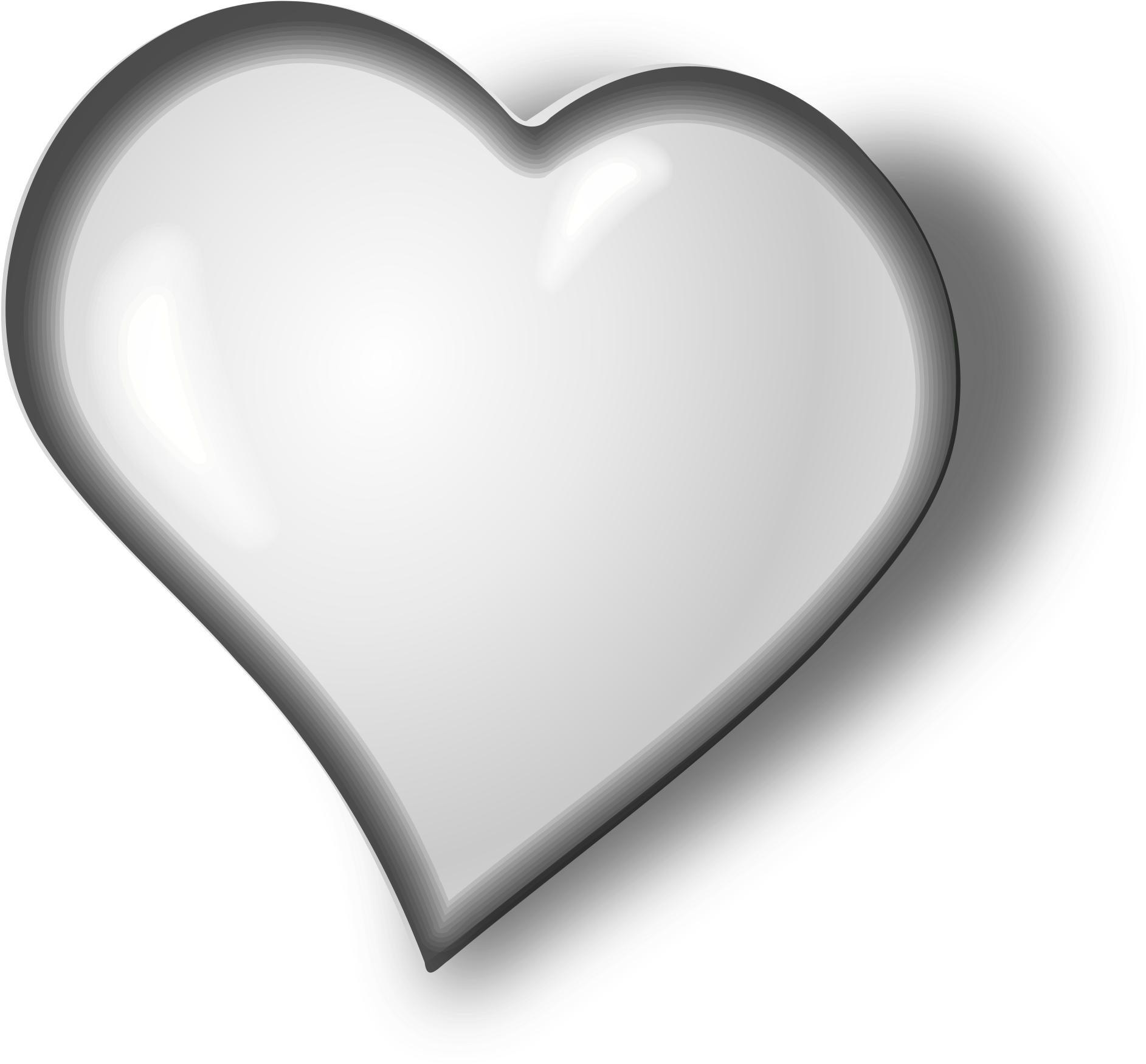 Nurses White Heart Symbol (2000x2000)