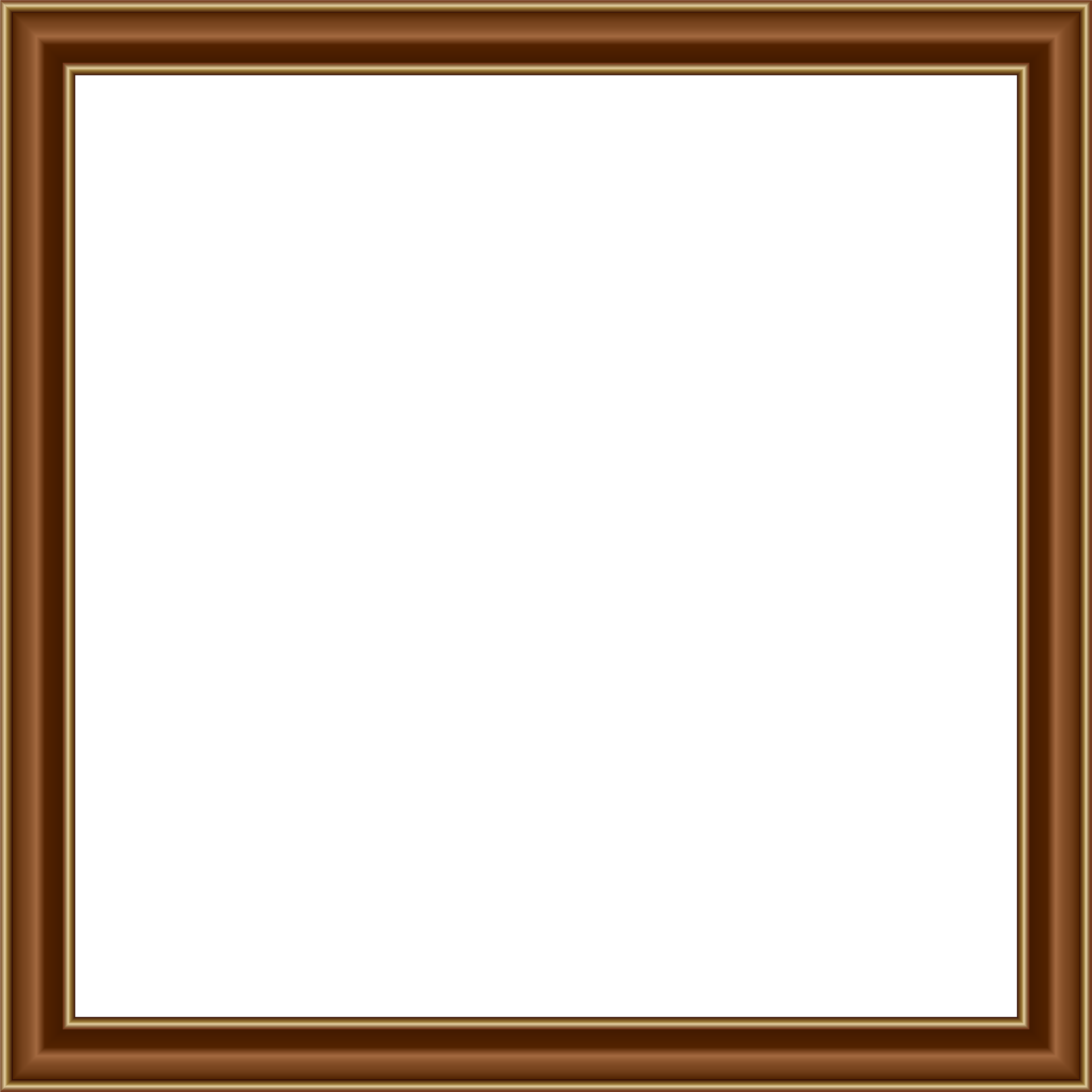 Https - //gallery - Yopriceville - Com/free Clipart - กรอบ รูป สี ทอง (6000x6000)