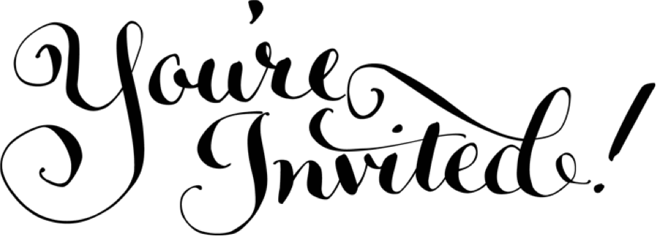 You&invited Clipart - Youre - You Are All Invited (941x339)