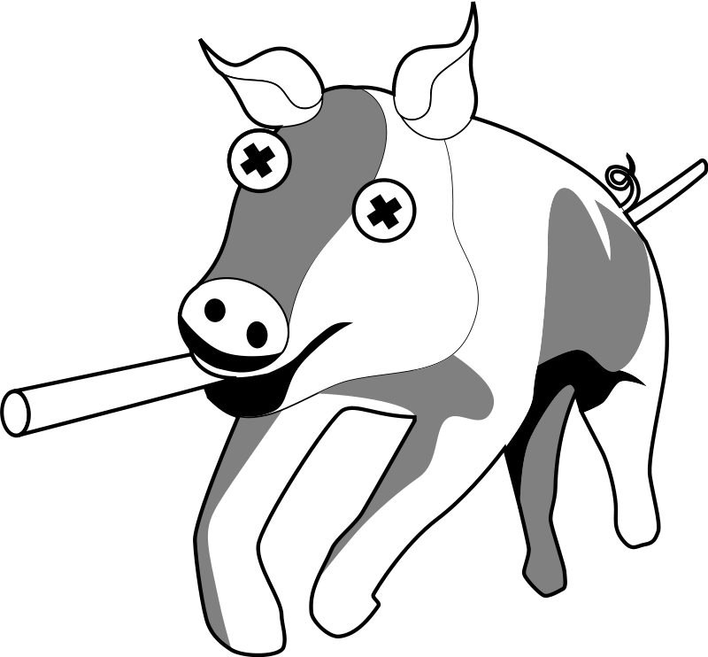 Download Barbecue Clipart - Suckling Pig (800x742)