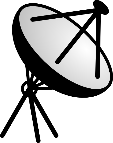 Dish Antenna Clip Art (468x592)