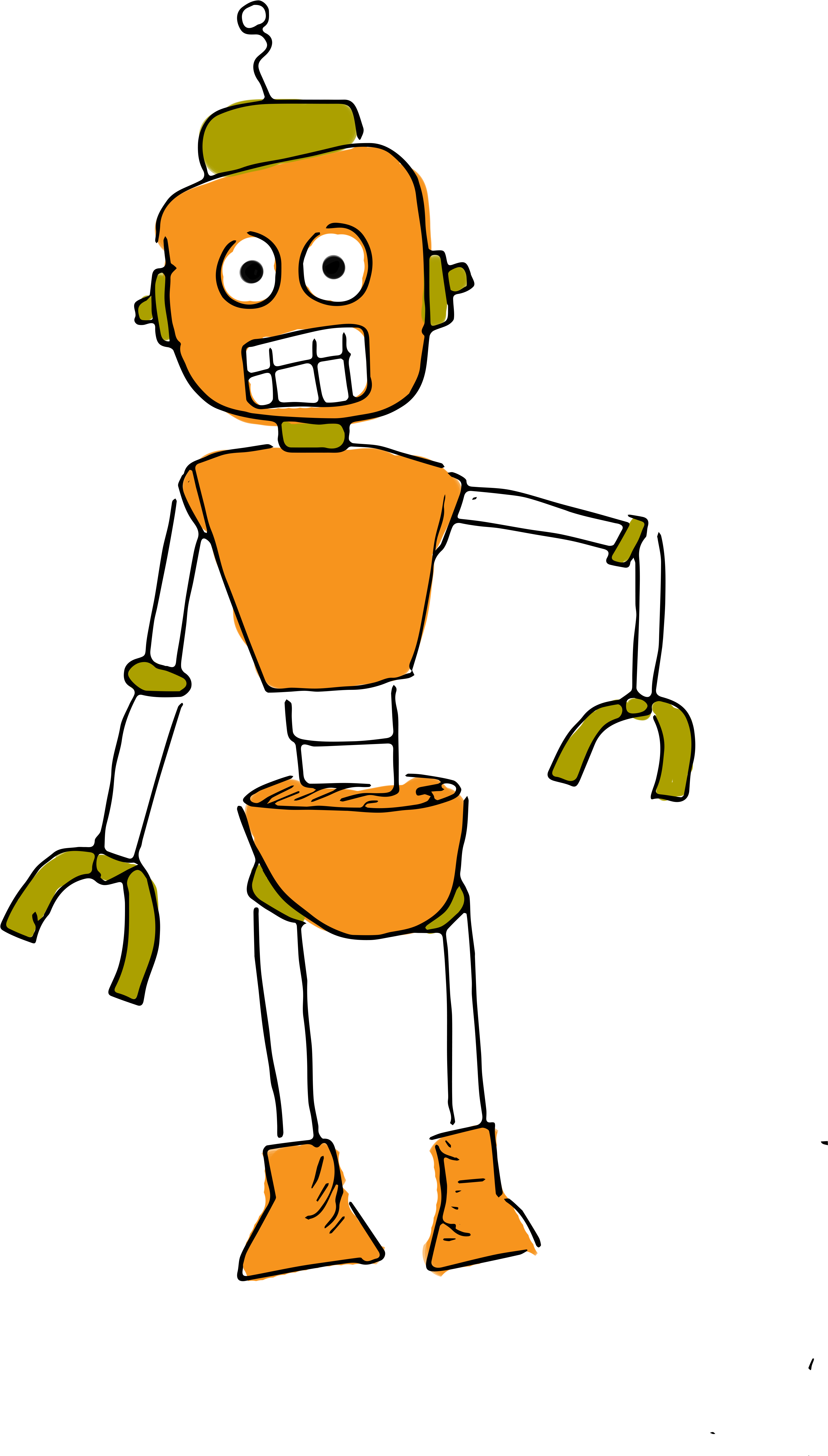 Robot - Cartoon (3352x5880)