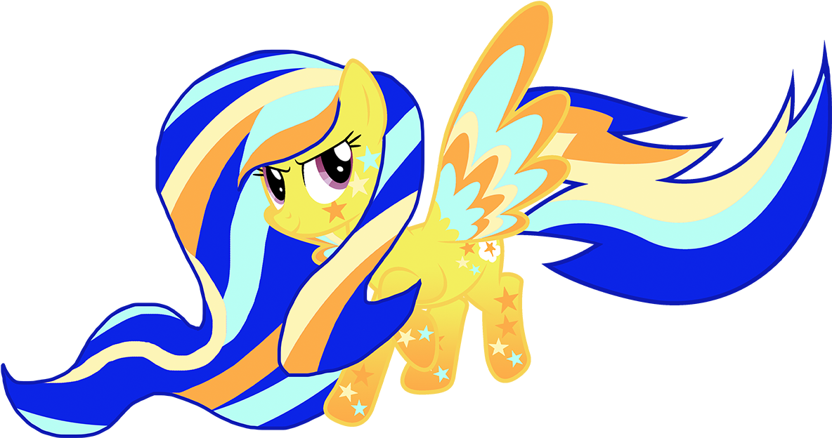 Rainbow Power Cloud Spark 4 - Mlp Rainbow Cloud (1199x649)