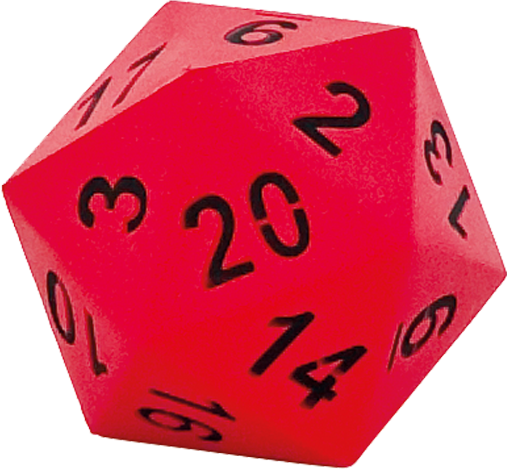 Transparent - 20 Sided Dice Transparent (1000x1000)