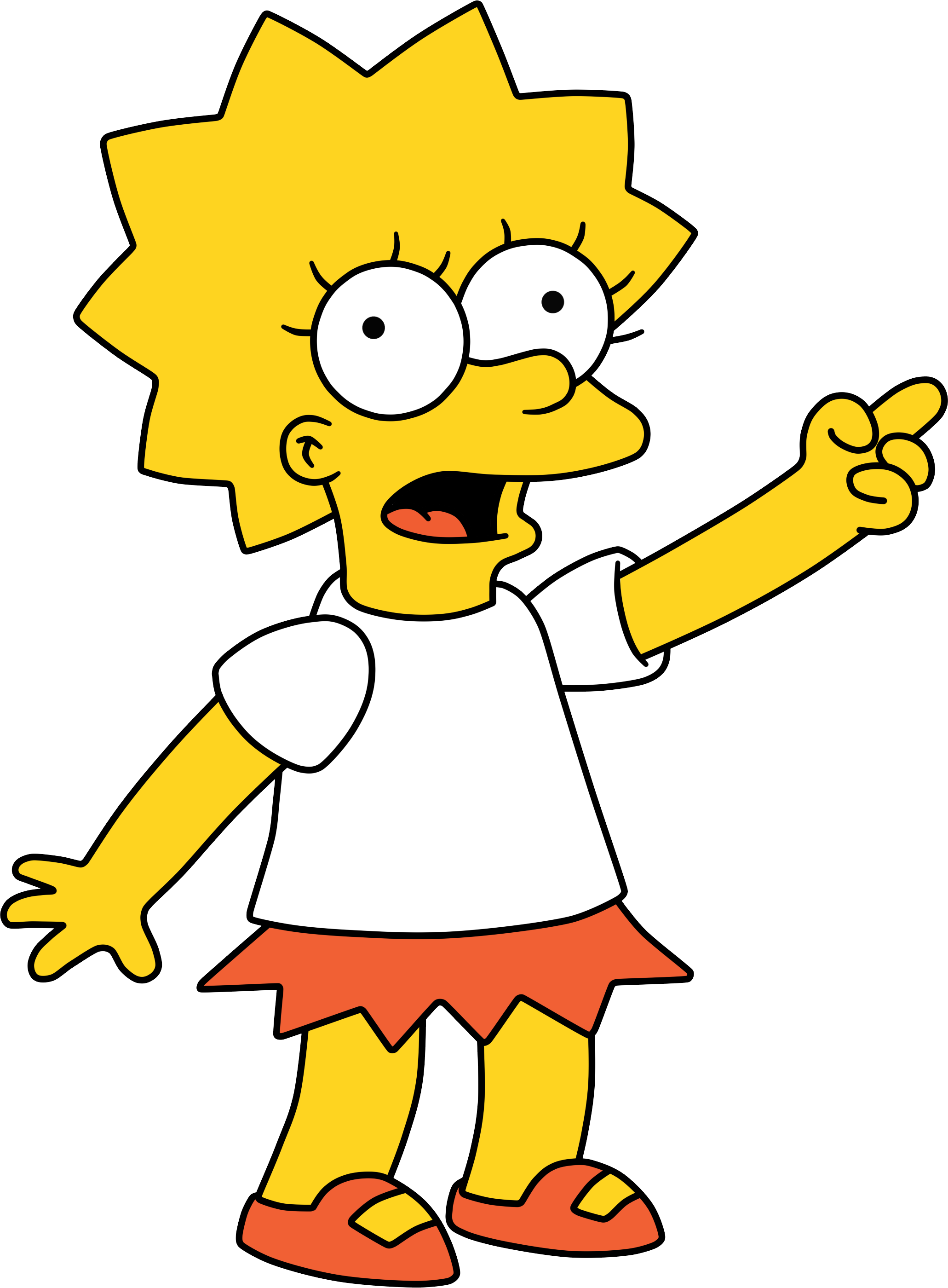 Download - Lisa Simpson Transparent (2061x2799)