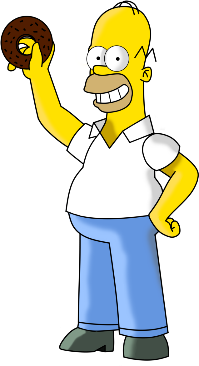 Homer Simpson By 4eyez95 - Comics (672x1188)
