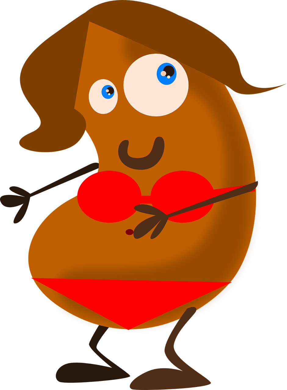 Bean-312443 - Cartoon Bean (941x1280)
