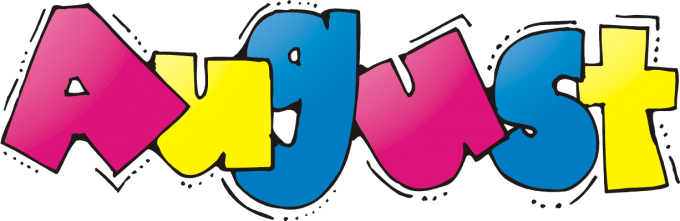 August - August Clipart (680x221)