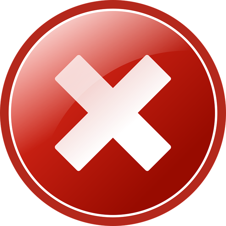 Cancelled, Close, Delete, Exit, No, Reject, Wrong Icon - Red Cross No Entry Symbol (719x720)