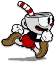 Cuphead Running - Cuphead Running Animation (420x420)