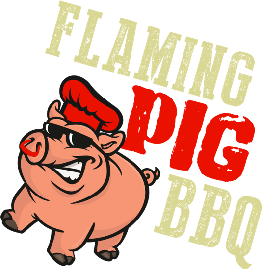 Flaming Pig - Cartoon (655x614)