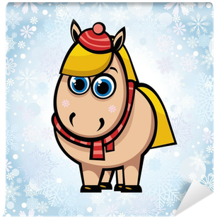 Horses From Cold Climates Coloring Book (400x400)